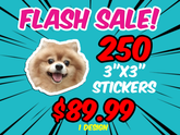 FLASH SALE Die Cut Custom Vinyl Stickers